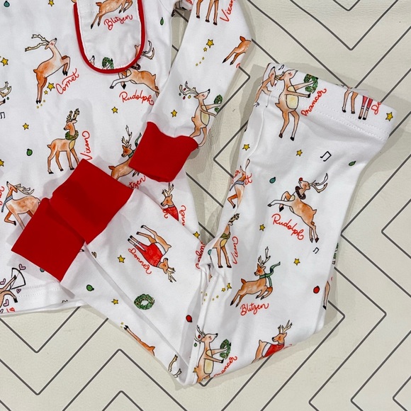 Nola Tawk Reindeer Christmas Pajama Set - Picture 3 of 14